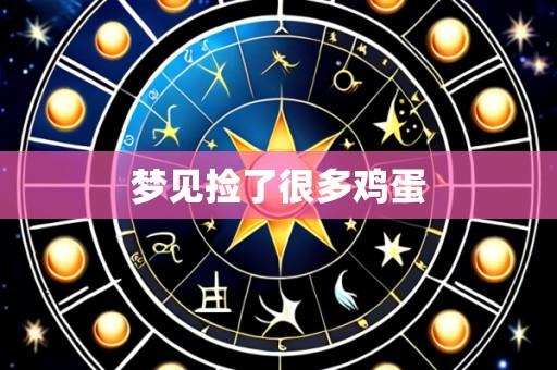 梦见捡了很多鸡蛋