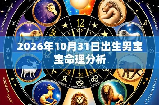 2026年10月31日出生男宝宝命理分析