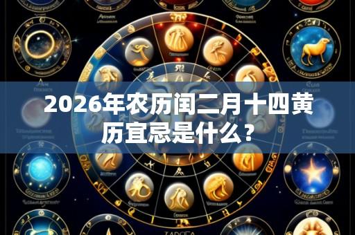2026年农历闰二月十四黄历宜忌是什么?