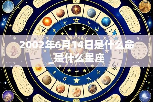 2002年6月14日是什么命_是什么星座