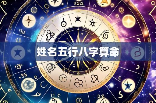 姓名五行八字算命