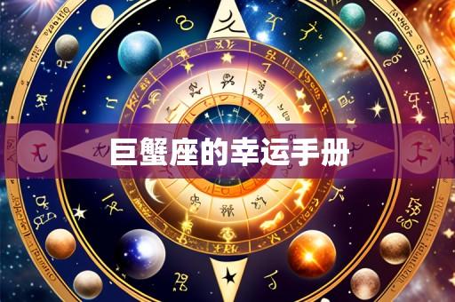 巨蟹座的幸运手册