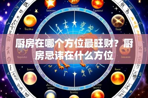 厨房在哪个方位最旺财?厨房忌讳在什么方位