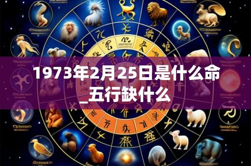 1973年2月25日是什么命_五行缺什么