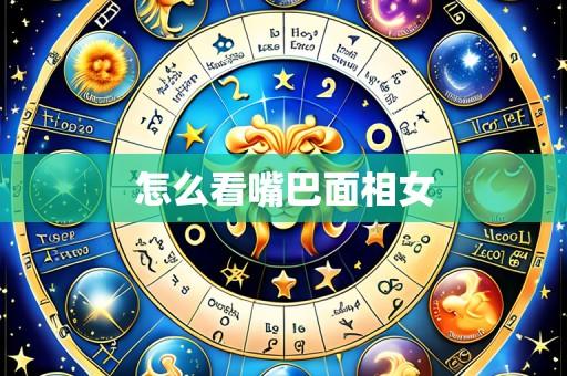 怎么看嘴巴面相女