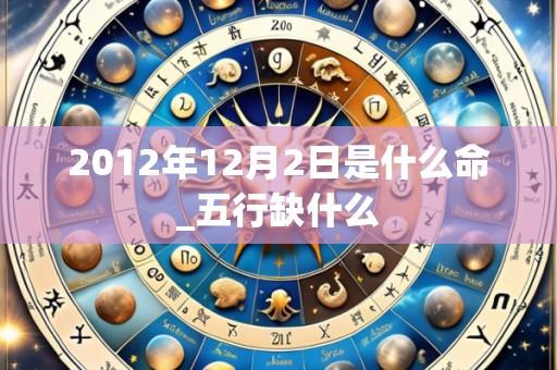 2012年12月2日是什么命_五行缺什么