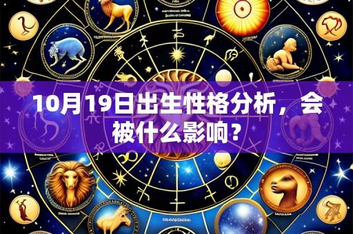 10月19日出生性格分析,会被什么影响?
