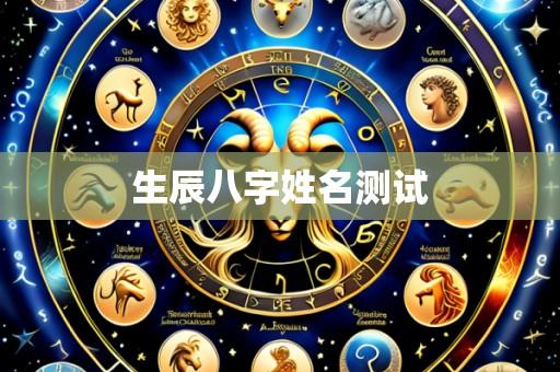 生辰八字姓名测试