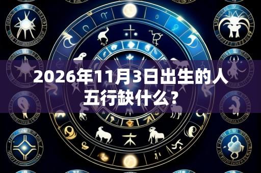 2026年11月3日出生的人五行缺什么?