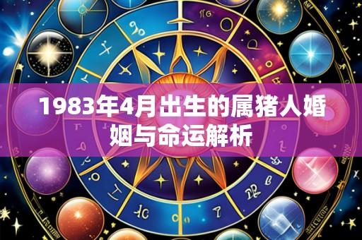 1983年4月出生的属猪人婚姻与命运解析