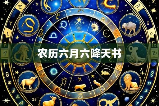 农历六月六降天书