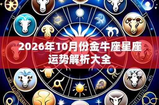 2026年10月份金牛座星座运势解析大全