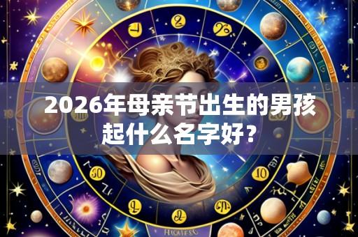 2026年母亲节出生的男孩起什么名字好?