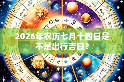 2026年农历七月十四日是不是出行吉日？