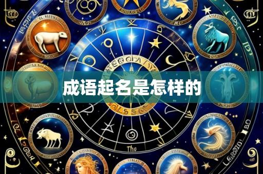 成语起名是怎样的