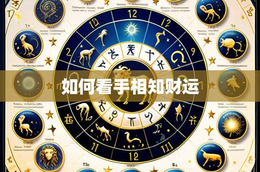 如何看手相知财运