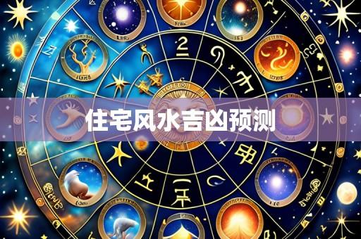 住宅风水吉凶预测