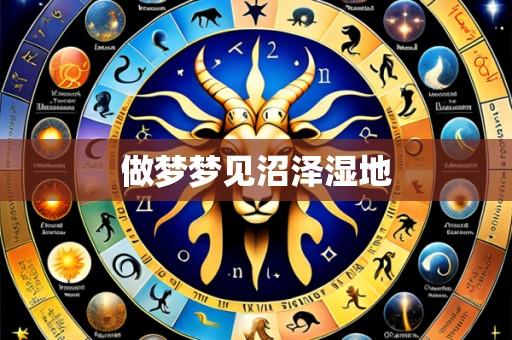 做梦梦见沼泽湿地