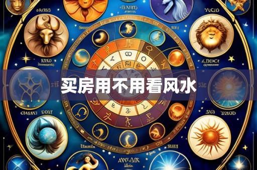 买房用不用看风水