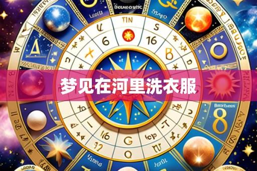 梦见在河里洗衣服