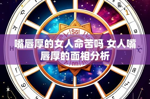 嘴唇厚的女人命苦吗 女人嘴唇厚的面相分析