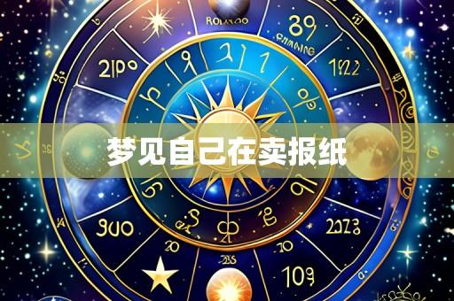 梦见自己在卖报纸