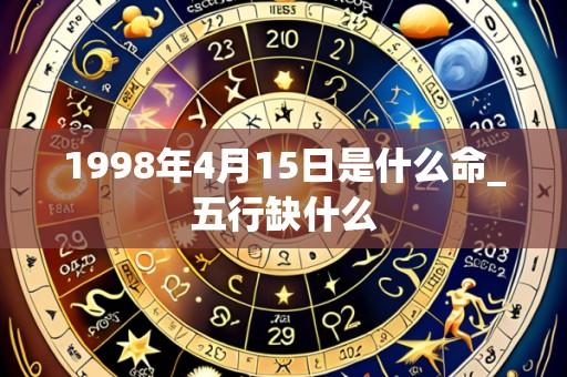 1998年4月15日是什么命_五行缺什么