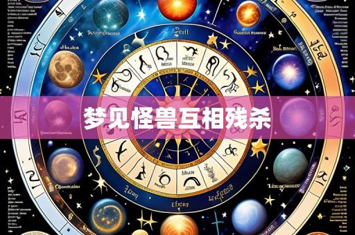 梦见怪兽互相残杀