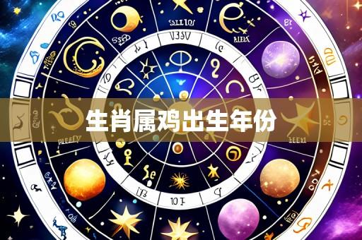 生肖属鸡出生年份