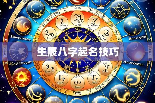 生辰八字起名技巧