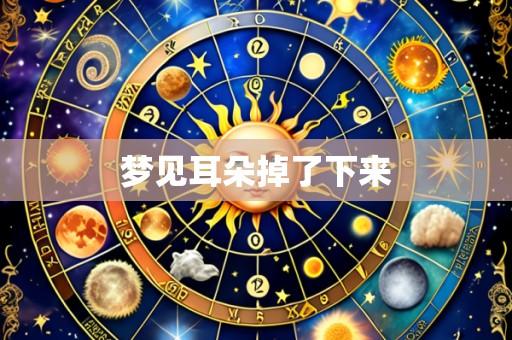 梦见耳朵掉了下来