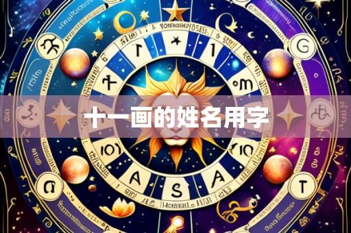 十一画的姓名用字