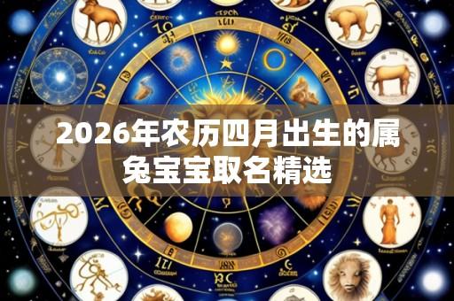 2026年农历四月出生的属兔宝宝取名精选
