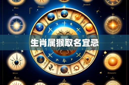 生肖属猴取名宜忌