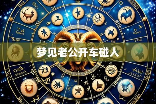 梦见老公开车碰人