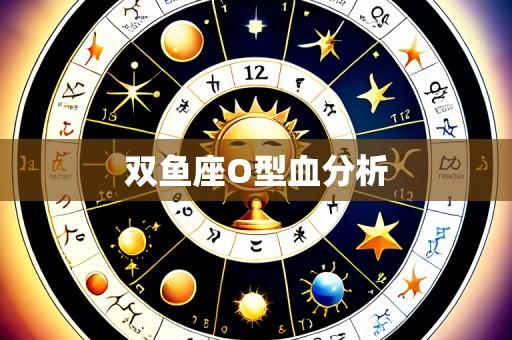 双鱼座O型血分析