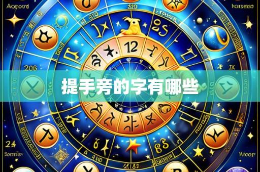 提手旁的字有哪些