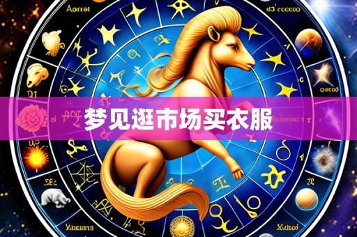 梦见逛市场买衣服