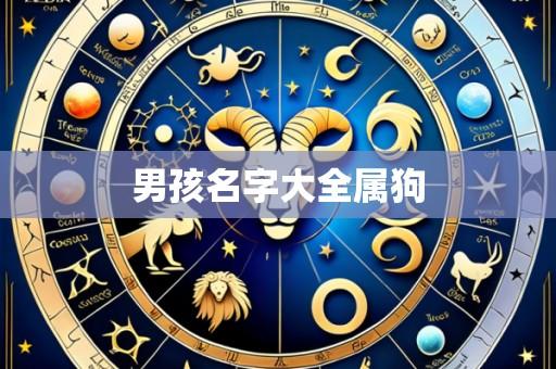 男孩名字大全属狗