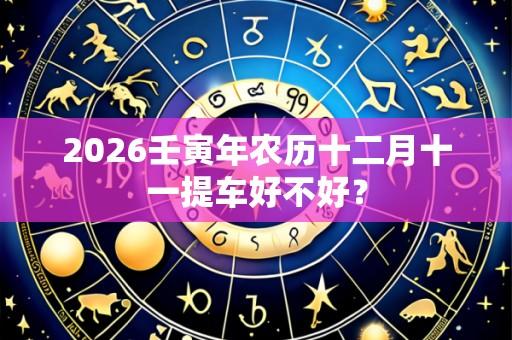 2026壬寅年农历十二月十一提车好不好?