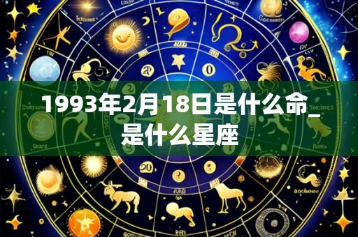 1993年2月18日是什么命_是什么星座