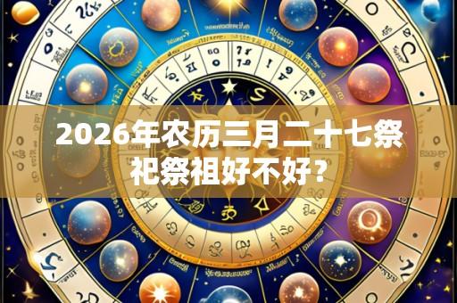 2026年农历三月二十七祭祀祭祖好不好?