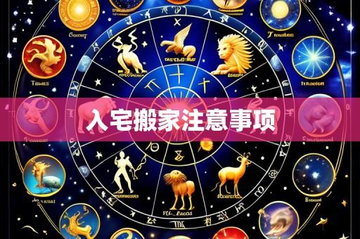 入宅搬家注意事项
