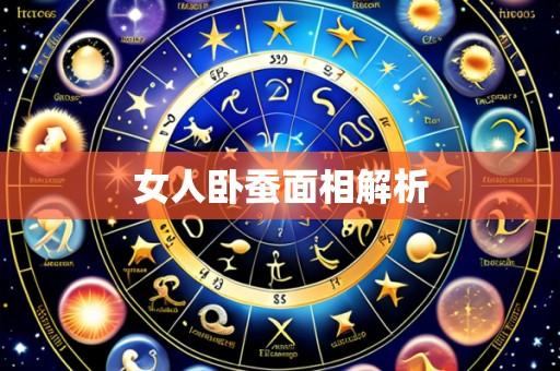 女人卧蚕面相解析