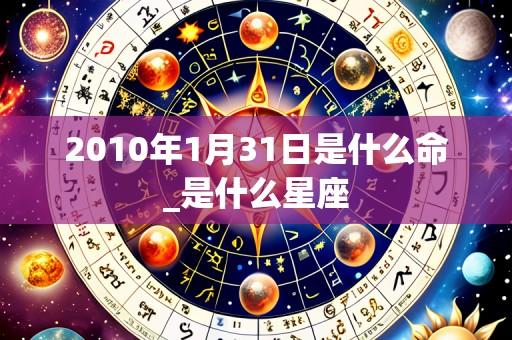 2010年1月31日是什么命_是什么星座