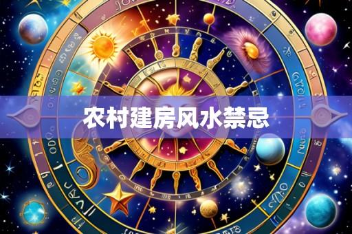农村建房风水禁忌