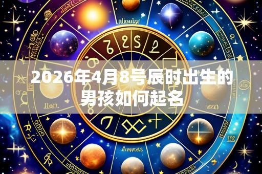 2026年4月8号辰时出生的男孩如何起名