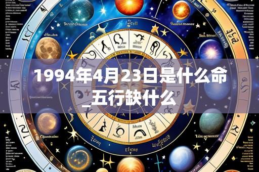 1994年4月23日是什么命_五行缺什么