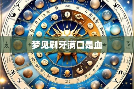 梦见刷牙满口是血