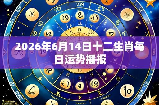 2026年6月14日十二生肖每日运势播报